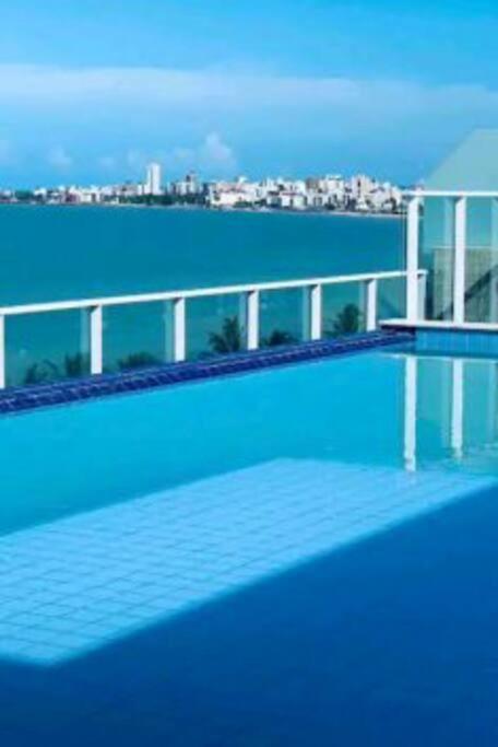 Flat Bello Plaza - Piscina Com Vista Da Orla Cabedelo Zewnętrze zdjęcie